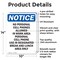 Signmission No Personal Cell Phones Allowed, 10 in W x Rectangle, Aluminum OS-2PACK-NS-A-1014-V-16161 - alternate 5